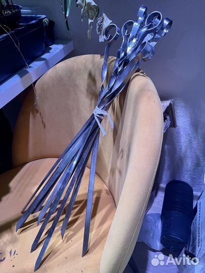 Шампура из нержавейки 9 шт