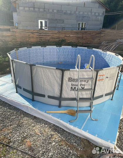 Каркасный бассейн 305 на 100