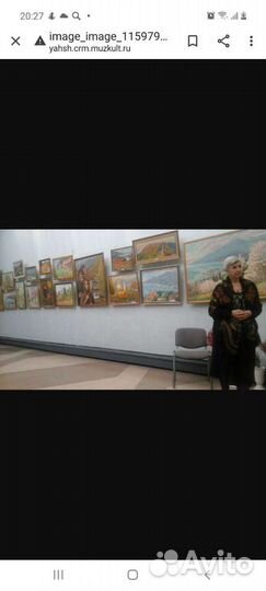 Картина маслом на холсте. Заслуженный художник