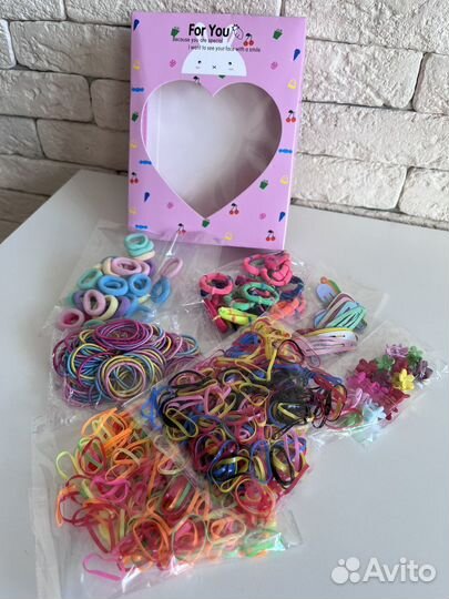 Подарочный набор резинок и заколок
