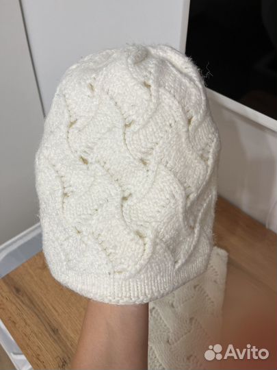 Комплект шапка и снуд женский