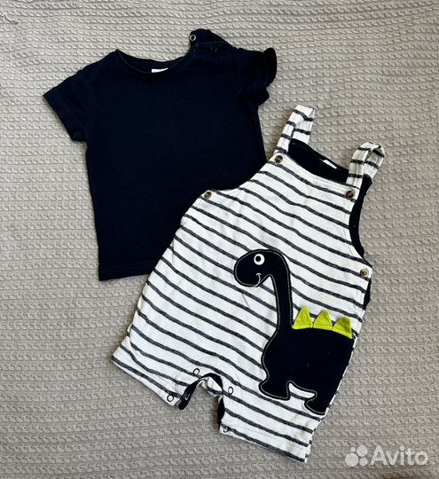 Летняя одежда для мальчика р.74-80