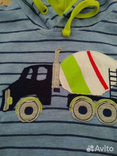 Рубашки толстовки на мальчика 80-86 см