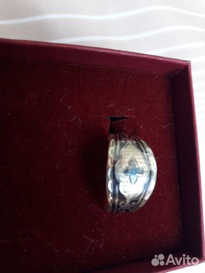 Серебряное кольцо Кубачи СССР винтаж размер 18.5