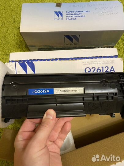 Б/У картриджи NV Print Q2612A для HP