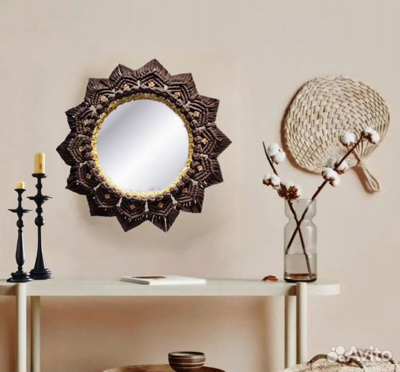 Зеркало настенное круглое