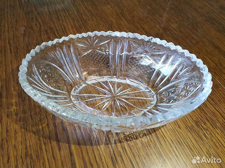 Салатники хрустальные, конфетницы