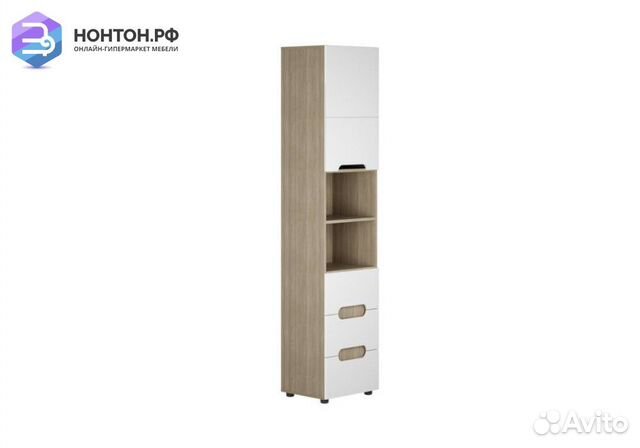 Стеллаж комбинированный Палермо-3 Юниор ясень шимо
