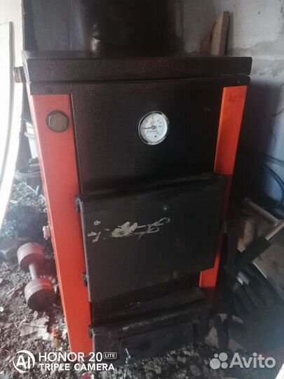 Твердотопливный котел длительного горения бу