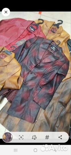 Пиджак жен.нат.кожа винтаж