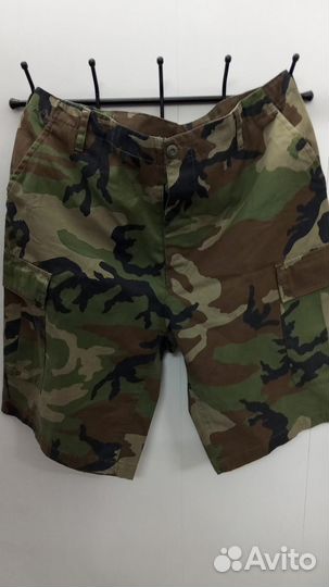 Камуфляжные карго шорты 54 56 вудланд