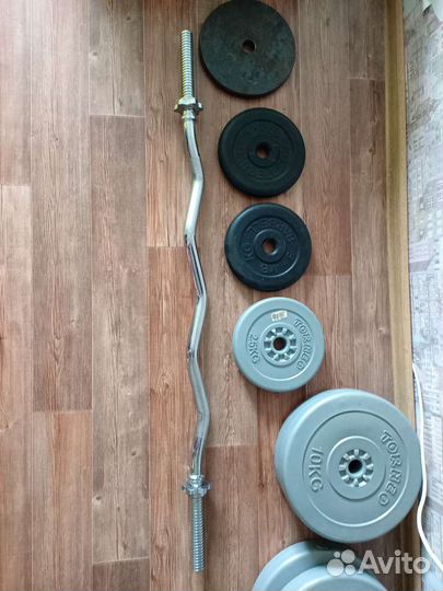 Штанга гриф блины