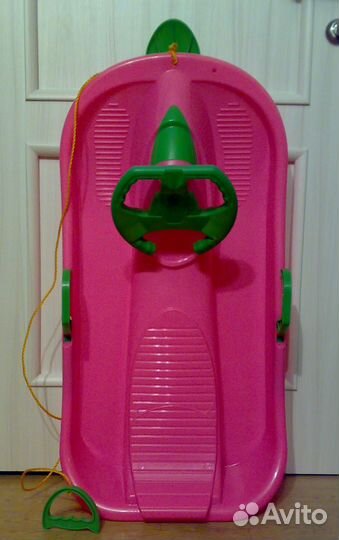 Санки ледянки с рулём