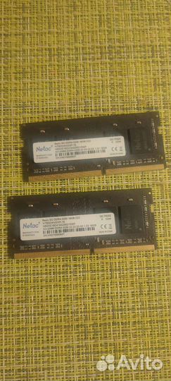 Оперативная память sodim ddr4 16GB 3200