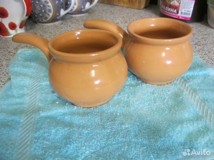 Кастрюли,кокотницы керамика, салатник стекло