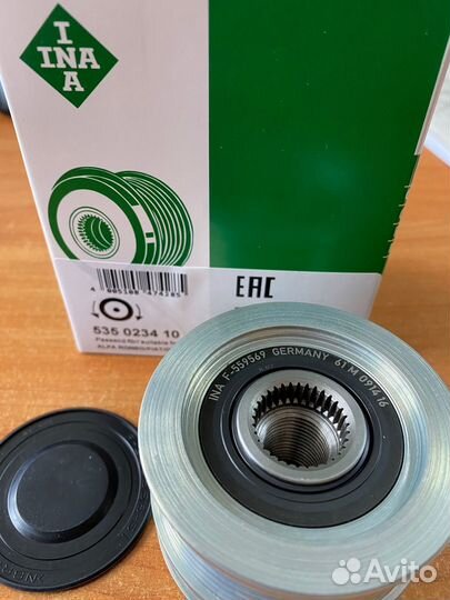 Обгонная муфта генератора 535023410 INA Opel Fiat