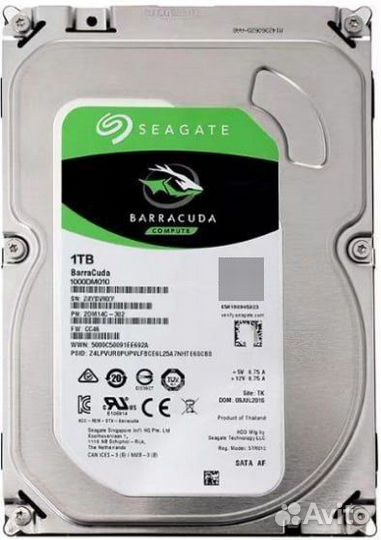 Жесткий диск Seagate 1тб