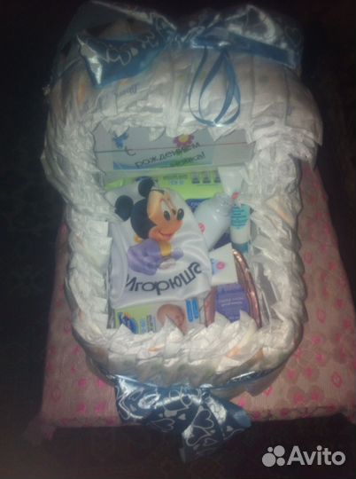 Коляска из памперсов