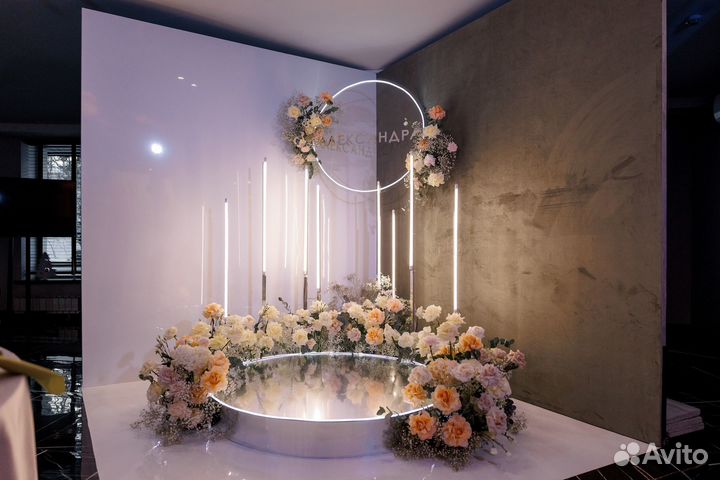 Оформление свадеб, свадебный декор, фотозоны