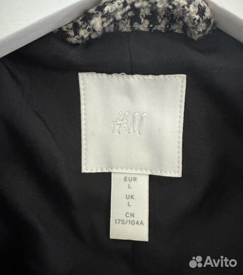 Пальто пиджак hm L новое оверсайз