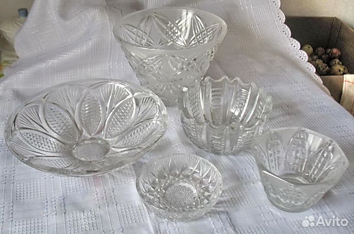 Хрусталь СССР, стекло