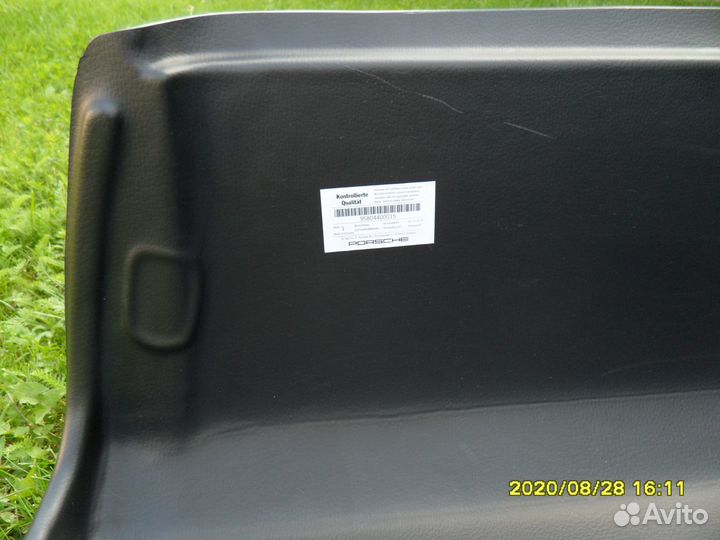 Поддон с высокими бортами в багажник Порше Кайен