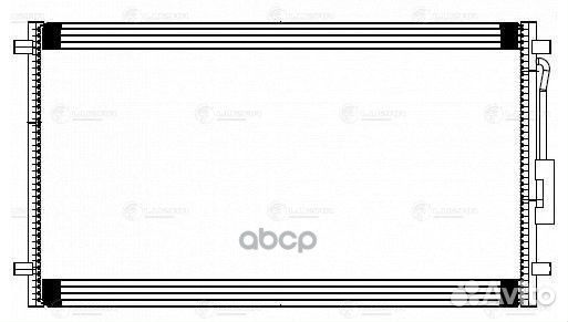 Радиатор кондиц. для а/м Dodge Caravan (01) /Ch