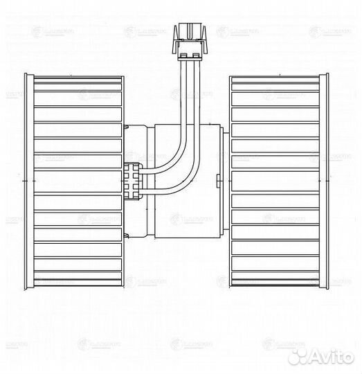 Мотор печки BMW E46 купе