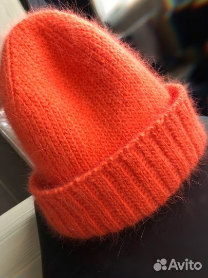 Шапка из пуха норки ручная работа