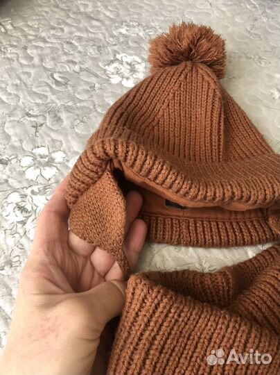 Шапка и снуд zara