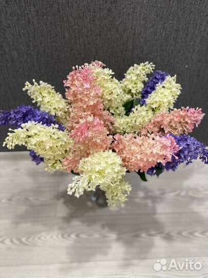 Искусственные цветы Искусственная сирень
