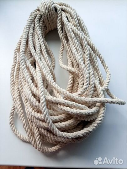 Шнур декор. хлопок Моток 20 метров Диаметр 1см