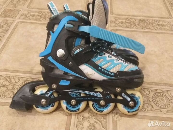 Роликовые коньки детские раздвижные