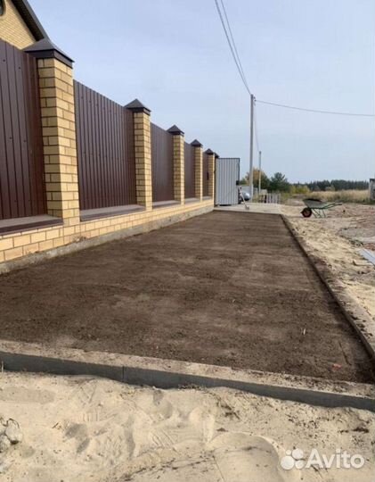 Вспашка земли, уплотнение, газон, покос травы