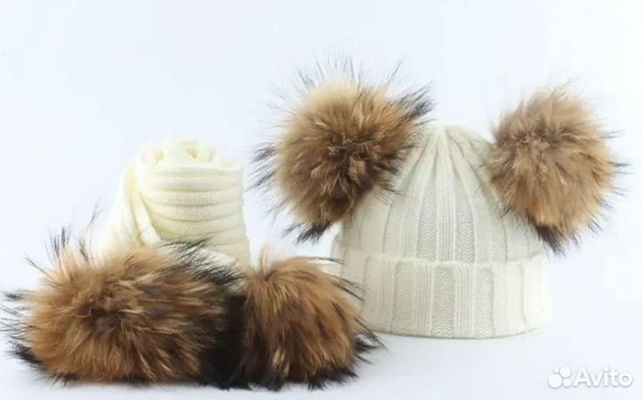 Комплект шапка и шарф