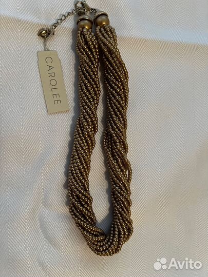 Carolee чокер ожерелье колье жемчуг