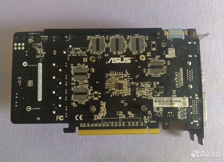 Видеокарта Asus nvidia GeForce GTX 550Ti 1 Гб