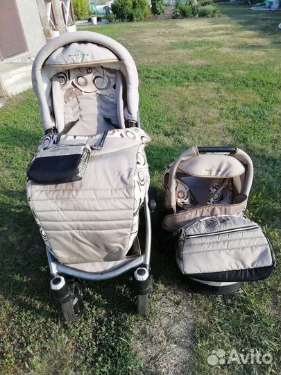 Детская коляска 2 в 1 Bebetto Solaris