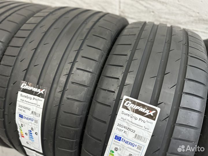Gripmax SureGrip Pro Sport 285/40 R22 и 325/35 R22 114Y