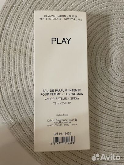 Парф вода play Givenchy 75 ml оригинал