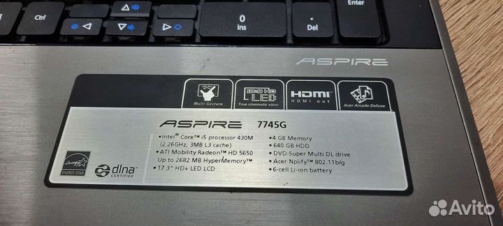 Ноутбук i5 Acer 17