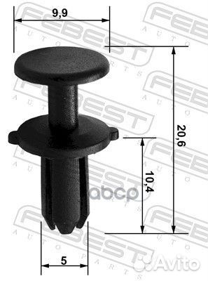 Клипса audi a4/a6/a8/q5, skoda rapid, octavia 5e