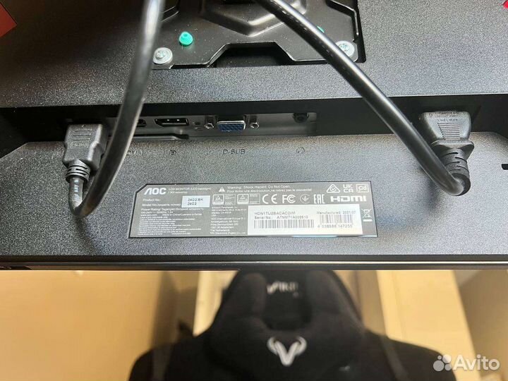 Монитор Aoc 24G2/BK