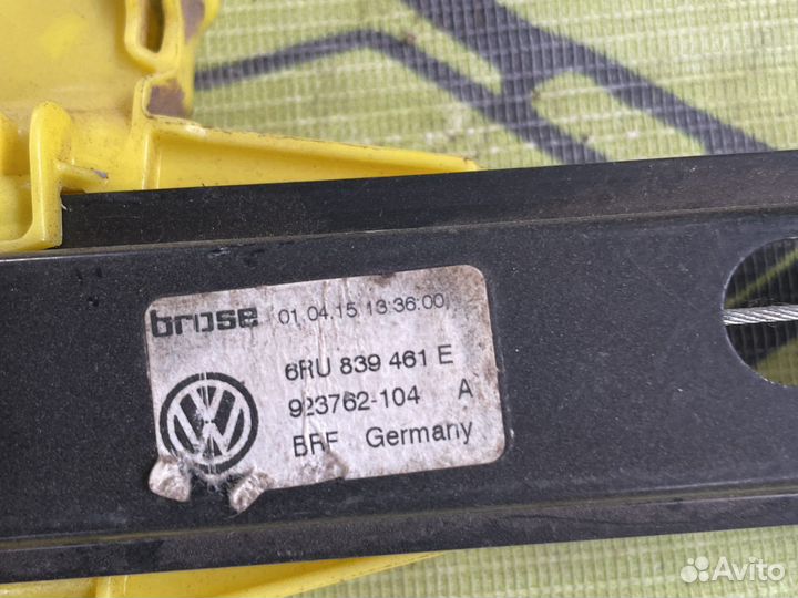 Стеклоподъемник Volkswagen Polo задний левый