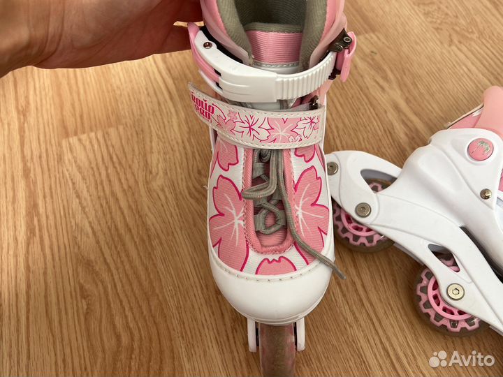Роликовые коньки детские раздвижные рр 26-29