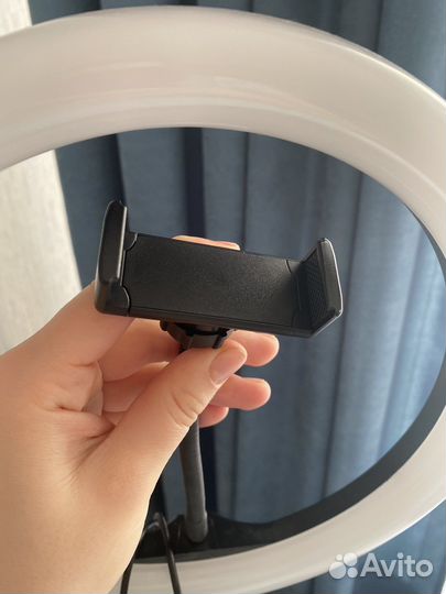 Кольцевая лампа 26 см с напольным штативом