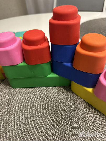 Конструктор мягкие кирпичики и мякиши