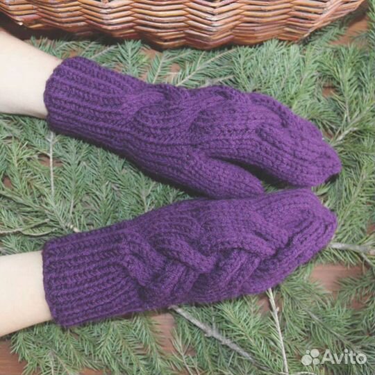 Варежки ручной работы
