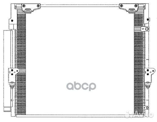 Радиатор кондиционера 54619841 Sakura