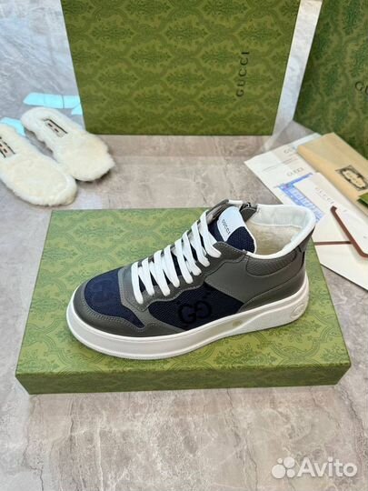 Зимние кроссовки Gucci мужские премиум (39-46)